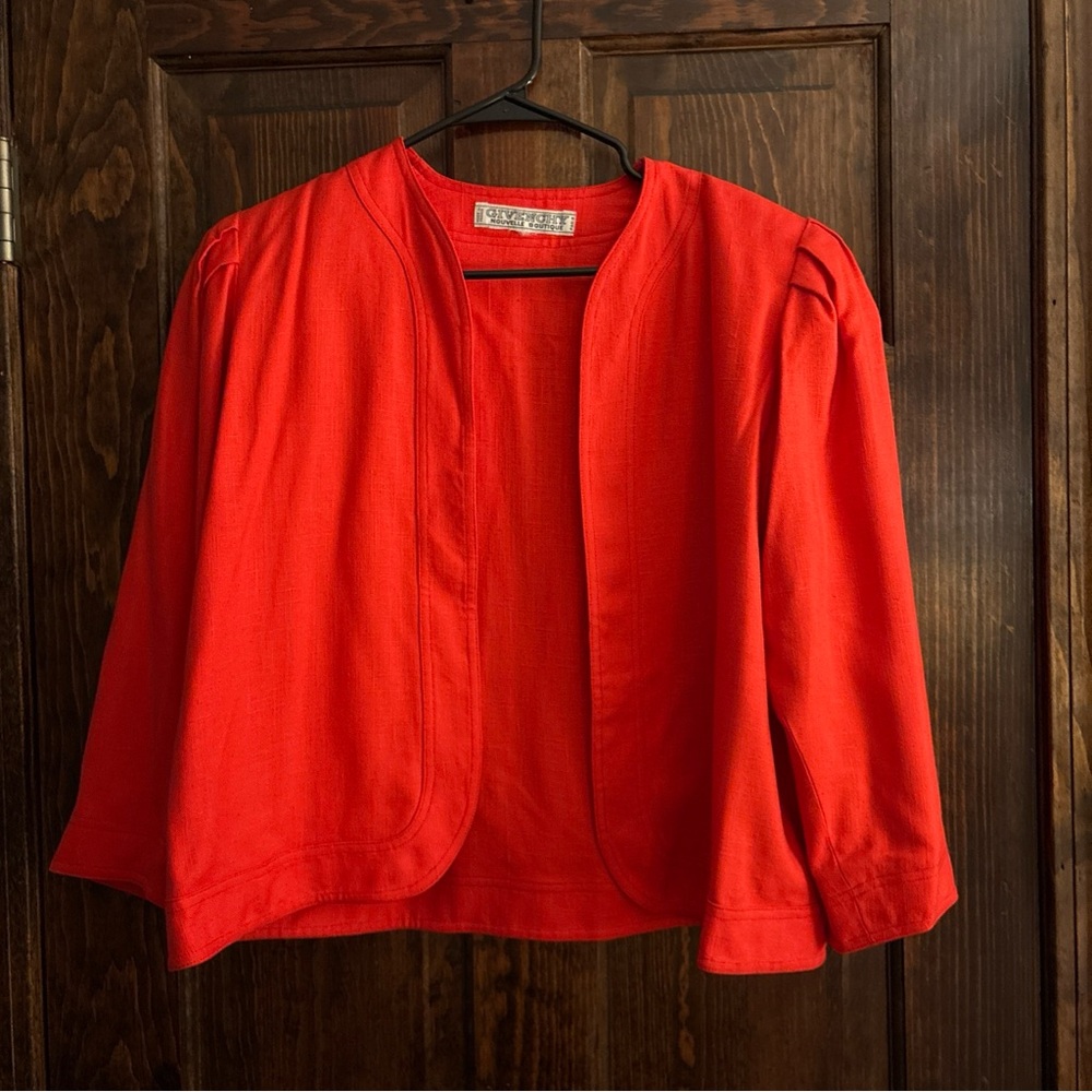 Vintage Givenchy Nouvelle Boutique Made In France Open Blazer Classic 80’s City